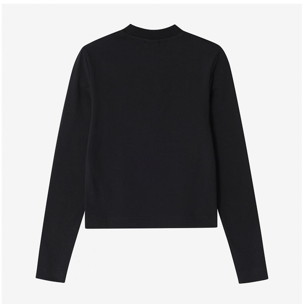 JacquemuS 241jS155 2031 990 Le GloSS Grain groSGrain Logo Women S Long SLeeve Tee