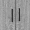 Storage Bed Frame in Grey Sonoma 70 x 190 cm Engineered Wood