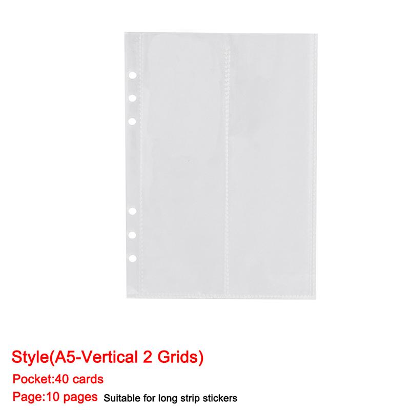 A5 Laser Star Binder com Zíper Coletor de Livros Organizador de Refis Diário DIY Kpop Idol Álbum de Fotos Transparente Papelaria Kawaii