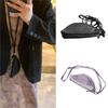 Vintage Black Leather Crossbody Bag Minimalist Zippered Lanyard Coin Purse for Women Casual Daily Use Key Wallet Money Pouch