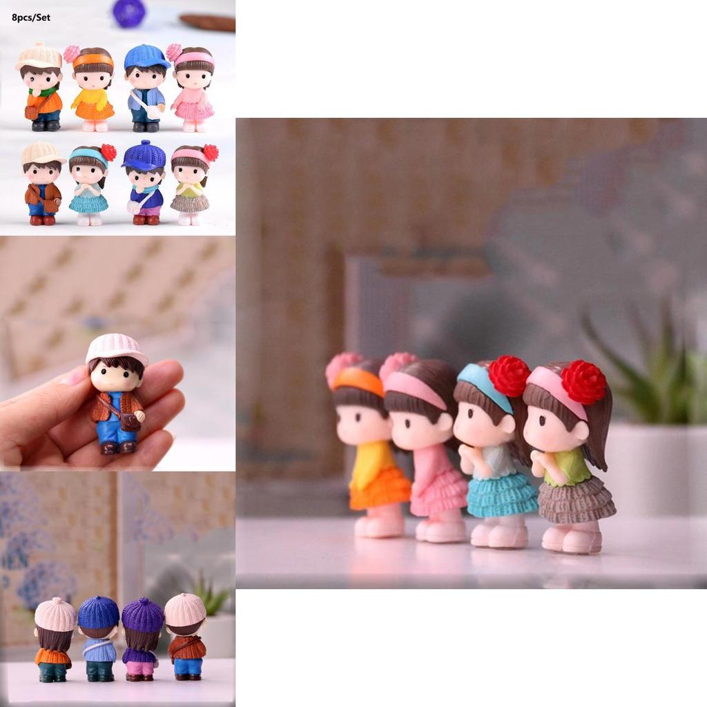 Realistic Miniature Couple Figurines Perfect For Enchanting Garden Landscapes