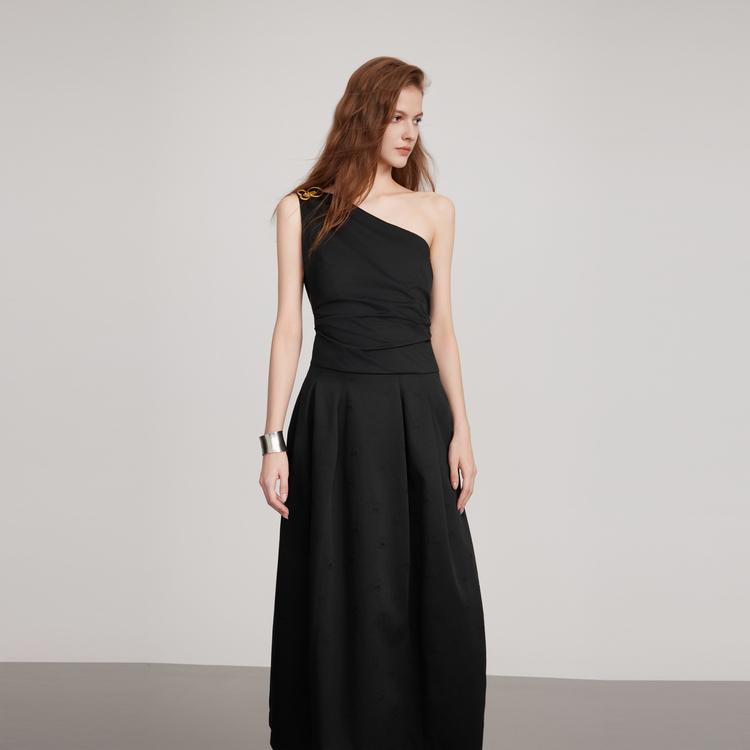 Elle Commuter Simple Comfortable Fashion Sleeveless Dress Women dresses L8ALM003