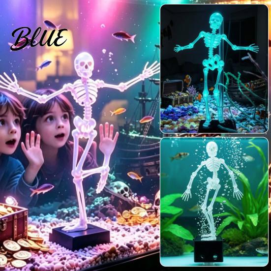 Skeleton Aquarium Ornament Dancing Skeleton