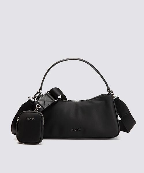 Piap Dolcetto Hobo Shoulder Bag Black