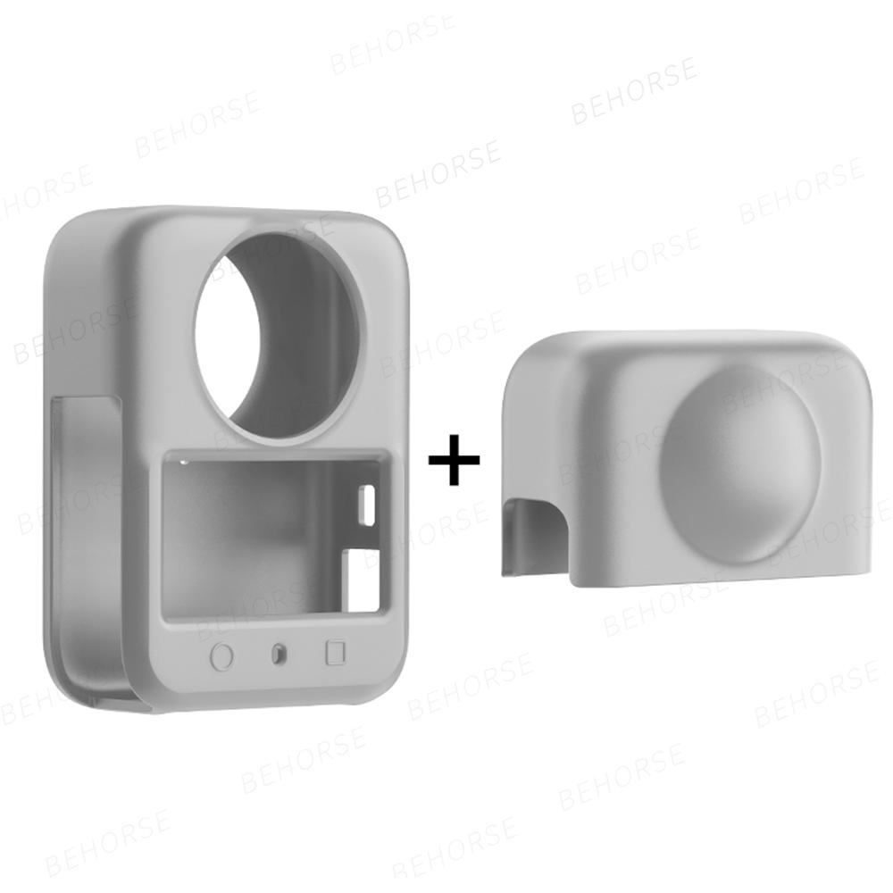 

For DJI OSMO 360 Silicone Protective Case Sleeve + Lens Cap Guard Camera Body Lens Protector For DJI OSMO 360 Camera Accessories