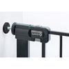 Easy Close Metal Child Safety Gate - SAFETY 1ST - Adjustable from 73 To 80 Cm - Pressure Fit, No Screws or Drilling - Anthracite - Mé