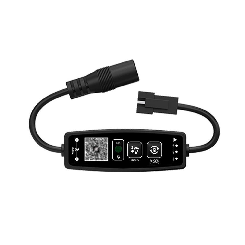 28-Key Wireless Bluetooth LED Controller With Music Sync and Full Color Dimming