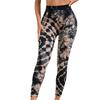 New Tie Dye Yoga Pants With Hip Lifting And High Waist Fitness Pants, Tight Fitting And Abdominal Pants, Women'S Outdoor Running And Sports Pants