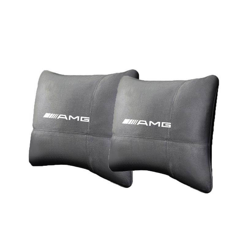 EKR2  For Mercedes Benz W205 W177 W212 W213 W221 W220 W176 ML GT AMG Car Headrest Neck Support Seat Lumbar Cushion Soft Neck Pillow