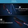 TREKPRO TP601 110-125cm 5-Section Trekking Pole Portable Lightweight Aluminum Alloy Folding Hiking Stick