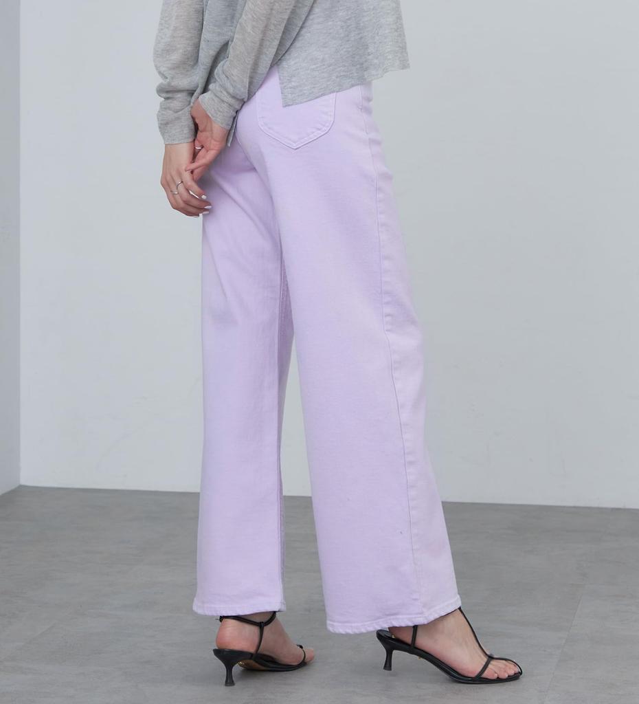 Lee Standard Wardrobe Wide Leg Denim Jeans, Hosen, Damen, Lila, Frühling/Sommer