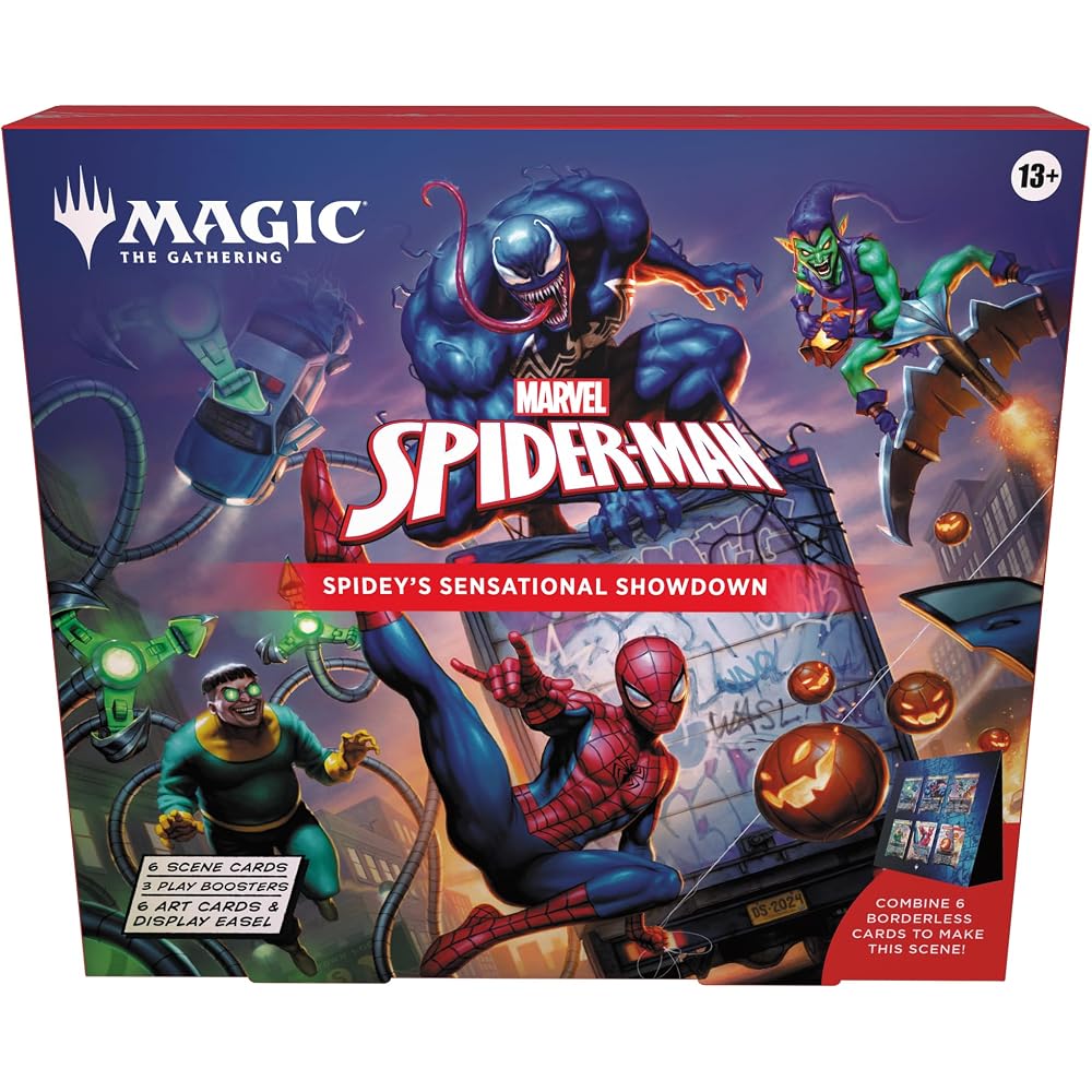 Magic: The Gathering Marvel Spider-Man Scene Box English MTG Treca Wizards of the Coast SPM D4531...