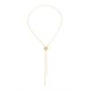 Ingemark Trendy Simple Long Pendant Chokers Necklace for Women Elegant Sexy Adjustable Metal Snake Chain Party New Jewelry Gifts