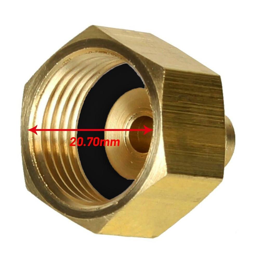 1 X Flaschenadapter auf 1/4 SAE-Gewinde, Kühlschrank-A/C-Adapter/8 auf 1/4 Zoll SAE