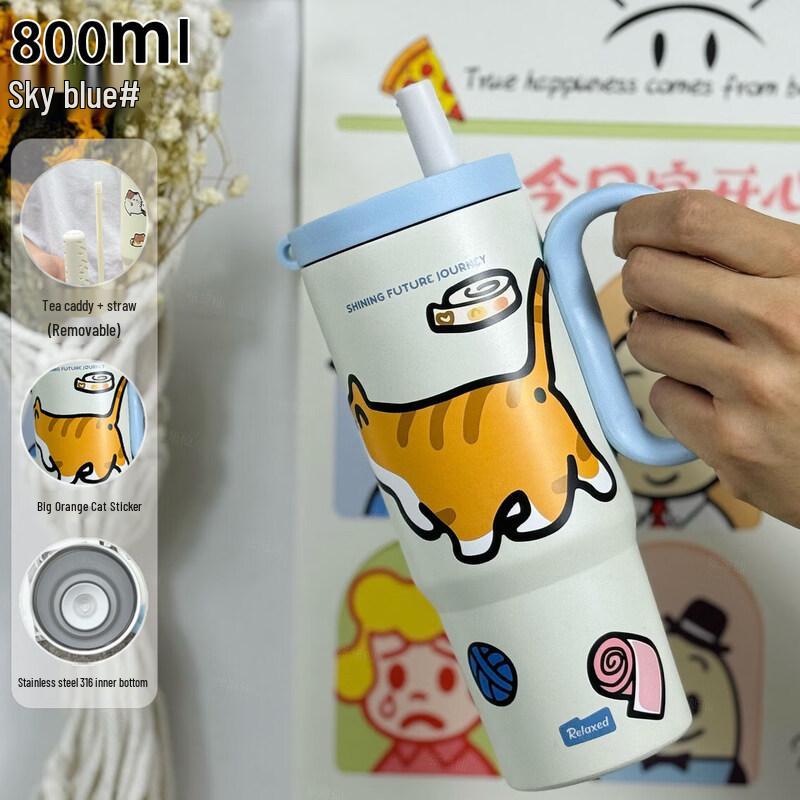 Qiwei Portable 316 SS Insulated Straw Cup