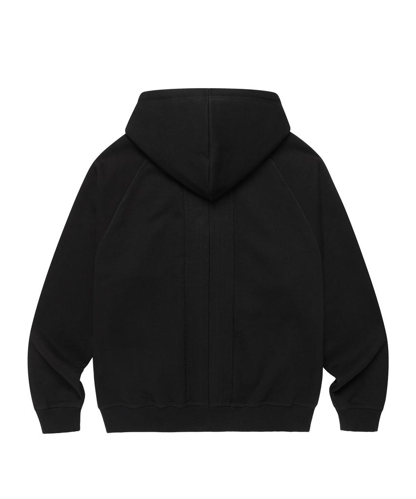 Thevinylhouse Stitch Hoodie Zip-Up Black