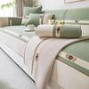 Winter Home Non-slip Love Embroidery Sofa Cushion Couch Sofa Covers Chenille Slipcover Funda Sofa Mat