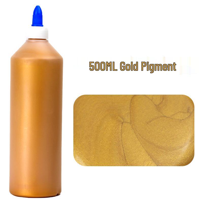 

Metallic Gold & Silver Acrylic Graffiti Paint, 500ml - DIY Art & Stone Mask Coloring 500ml Acrylic золотой