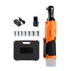 ABUL-200Nm High-Torque 90° Cordless Ratchet Wrench Set 3/8'' Angle Wrench With 12V Batteries EU Plug