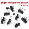 20Pcs Micro Limit Switch 3Pins Long Handle Roller Lever Arm SPDT Momentary Push Button Switch for Mouse DIY Accessories