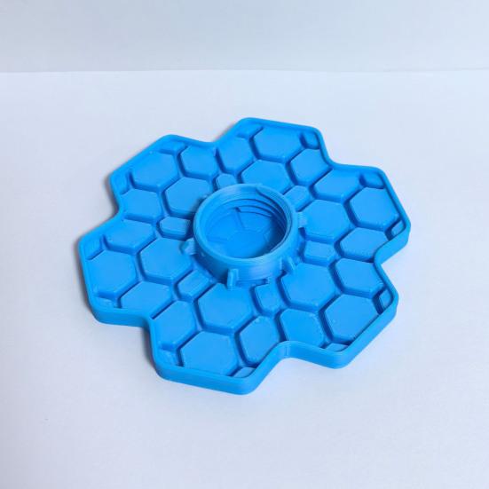 Bee Watering Station for Garden Honeycomb Design Bee Feeder And Waterer Compatible with Regular Wide Mouth Canning Jar for Hives Beekeeping Supplies