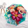 1pc Floral Bouquet Automatic Open/Close Umbrella - Compact Travel Umbrella, 8-Rib Heavy-Duty Construction, Ideal Gift, Outdoor Accessory, St