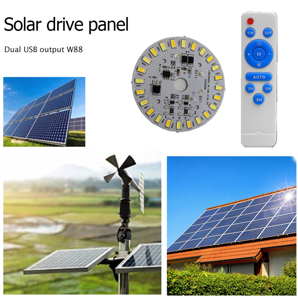 

Circular Solar Lamp Board 12W Remote Control LED Round Panel for Ceiling Lights China Mainland