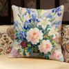 Flower Vase Pillow Case Pillowcase, Double-Sided Printed, Sofa Cushion, Bedroom Headboard Pillow