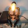 Modern Industrial Retro Iron Table Lamp E27 Living Room Restaurant Bar Loft Cafe