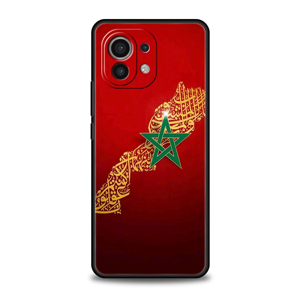 

Phone Case For Xiaomi Mi 15 14 14T 13T 12T Pro 12 13 11 Lite 5G 11T X6 X5 Pro Soft Cover Moroccan flag Maroc Morocco passport For Xiaomi Mi 11