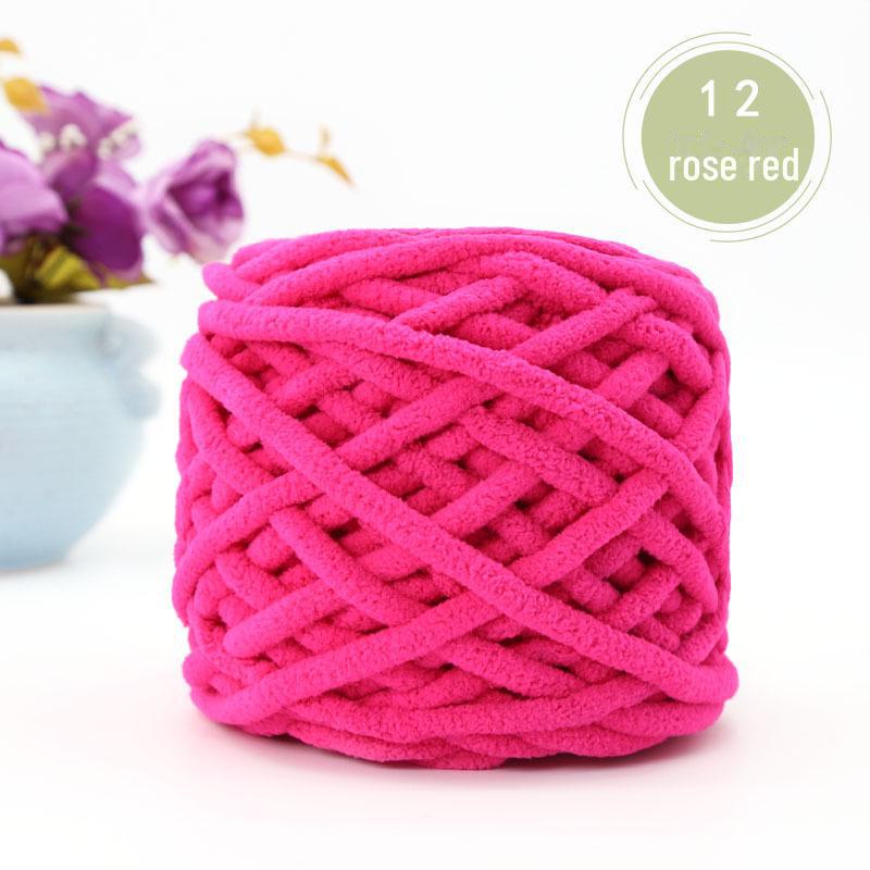 Thick Wool DIY Yarn Ball for Handwoven Crafts - Soft Texture, Easy To Work With, Multiple Colors