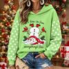 Women's Christmas Print Long Sleeve Top Casual Comfortable Winter Blouse for Holiday Wear