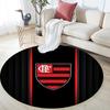 Clube De Regatas Do Flamengo Round Area Rug,Carpet Rug for Living Room Bedroom Sofa Playroom Decor,Non-slip Floor Mat