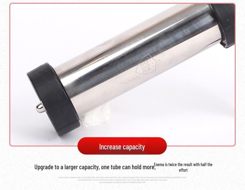 Kompaktní nerezový plnič klobás a masová injekční pistole