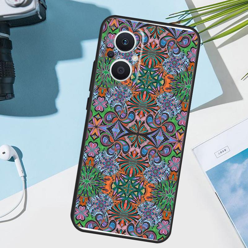Bohemian Style Cover For OPPO Reno 14F 13F 12F 11F 8T 7 8 Lite 10 11 12 13 14 OPPO Find X9 X8 X5 X6 Pro Case