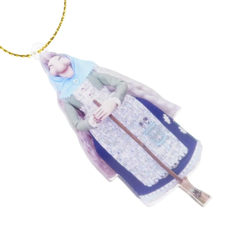 6.3Inch Height Handmade Kitchen Witch Doll,Enchanting Good Luck Charm Cooking Doll,Unique Kitchen Home Decoration