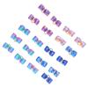 Pet Bowknot Hair Rope Starry Sky Bow Rubber Bands Pet Grooming Headwear for Little Pet Rabbit