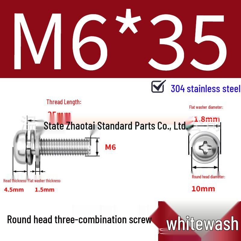 304 Stainless Steel Small Pan Head Phillips Screw