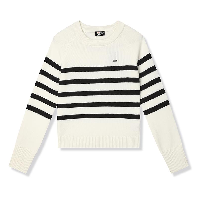 

New FILA Knitwear Women s Steam White F11W443406FIV 175/92A/XL