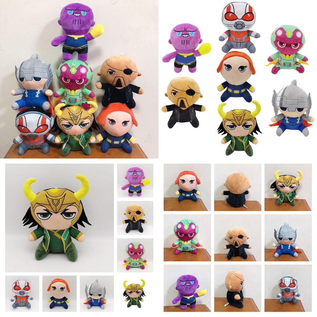 Avengers Plush Toy Set With Ant-man, Iron Man, Loki, Thor, And More!