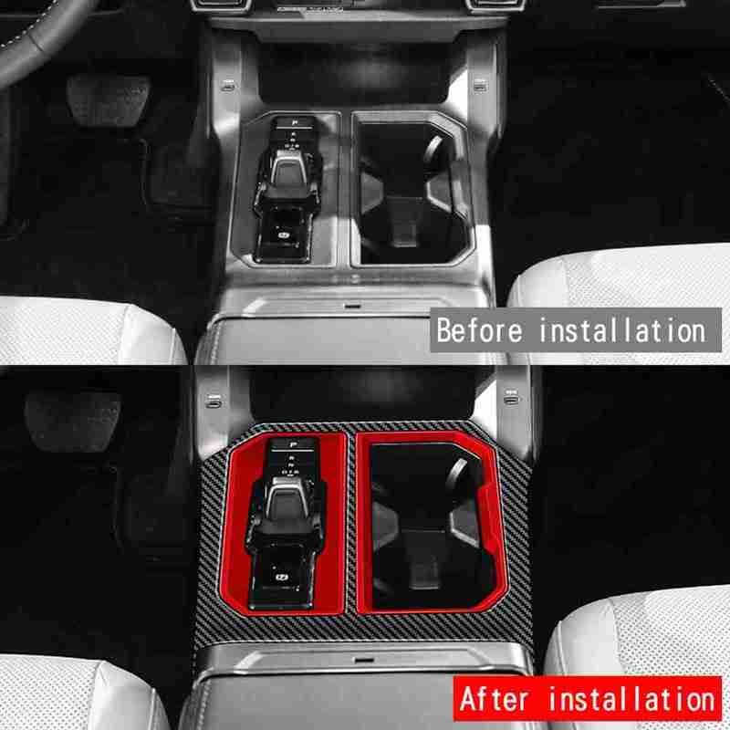 For Toyota RAV4 2026 Compatible Car Interior Accessories- Gear Shift Panel Frame Trim Sticker For Gear Shifter Unit