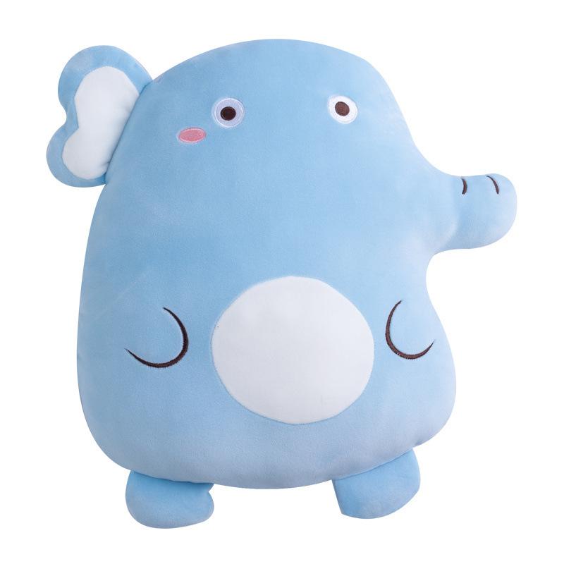 Cute Big Goose Yellow Duck Plush Toy Soft Cute Panda Elephant Pillow Blanket Practical Two-In-One Small Blanket