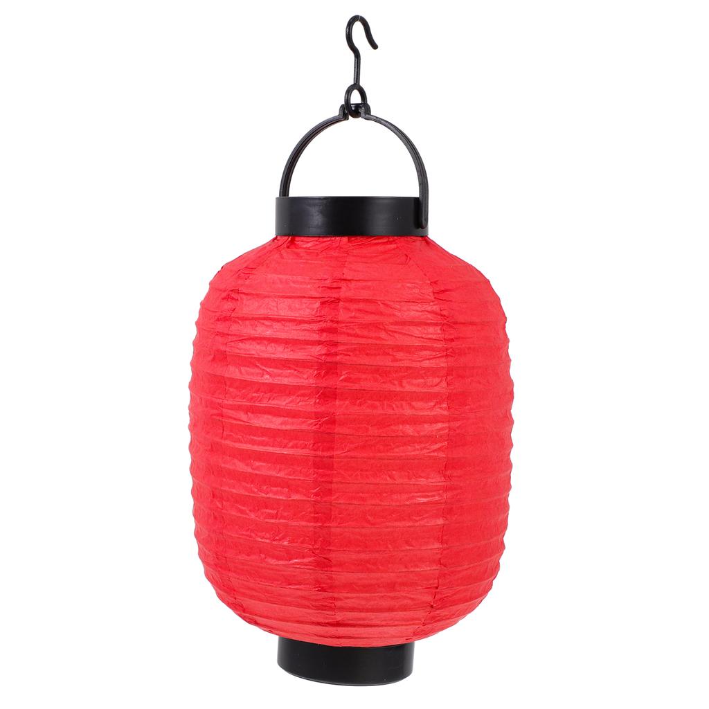 1pc Folding Lantern With Light Decorative Paper Hanging Lamp For Party Wedding Baby Shower Diy Design Festival Home Decor