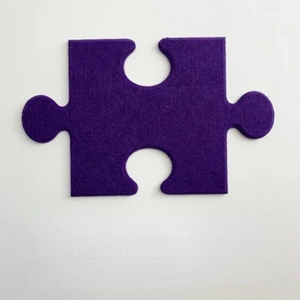 1PC Felt Bulletin Board Tiles DIY Jigsaw Wall Panels Creative Wall Decor for Playroom Bedroom Photo Background Display