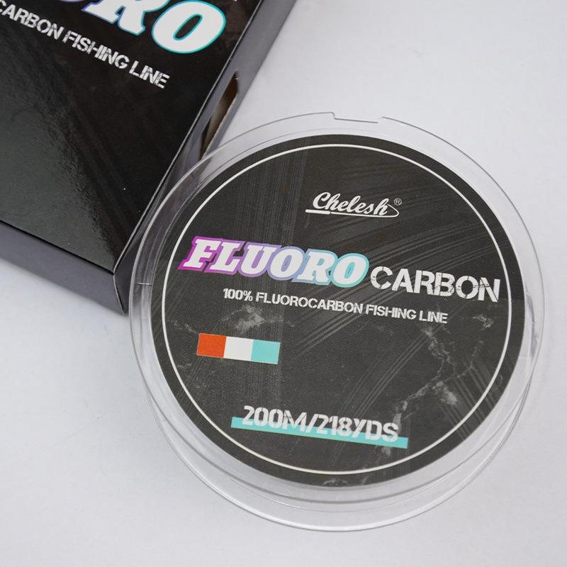 Genuine 200m Carbon Fishing Leader Line for Sea Rod Casting