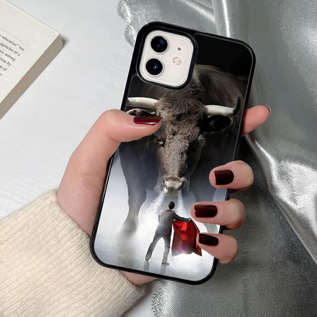 Bullfight Bull Fight Phone Case for iPhone 16 15 14 12 13 mini PLUS X XS XR 11 PRO MAX Back Cover Fundas