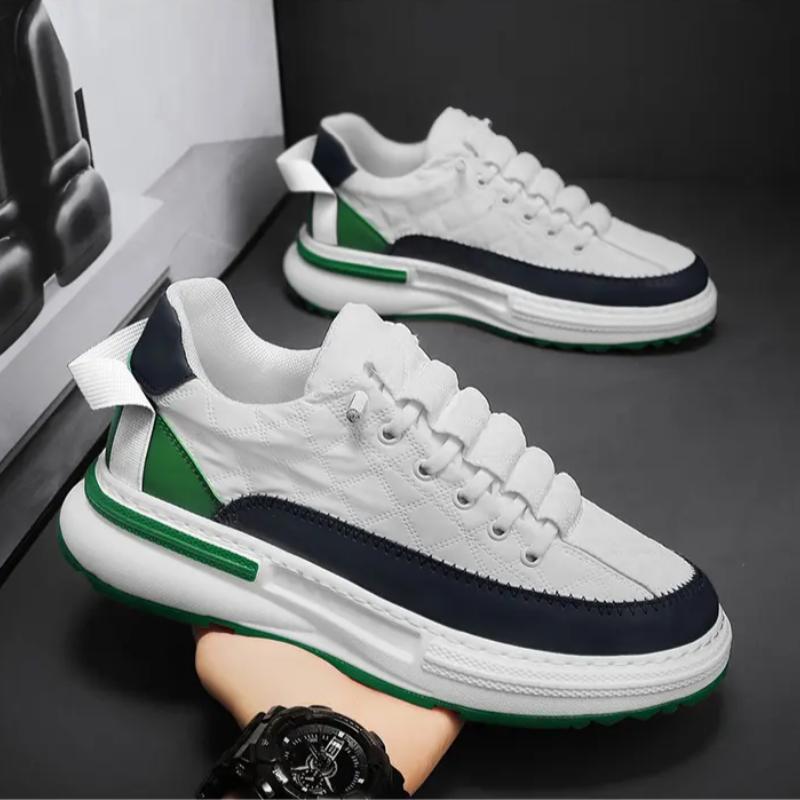 

Fashion New Mens Trendy Shoes Casual Sneakers Leather Comfortable Fashion Skate Shoes Student Sport Running Male Loafers Anti-slippery 39