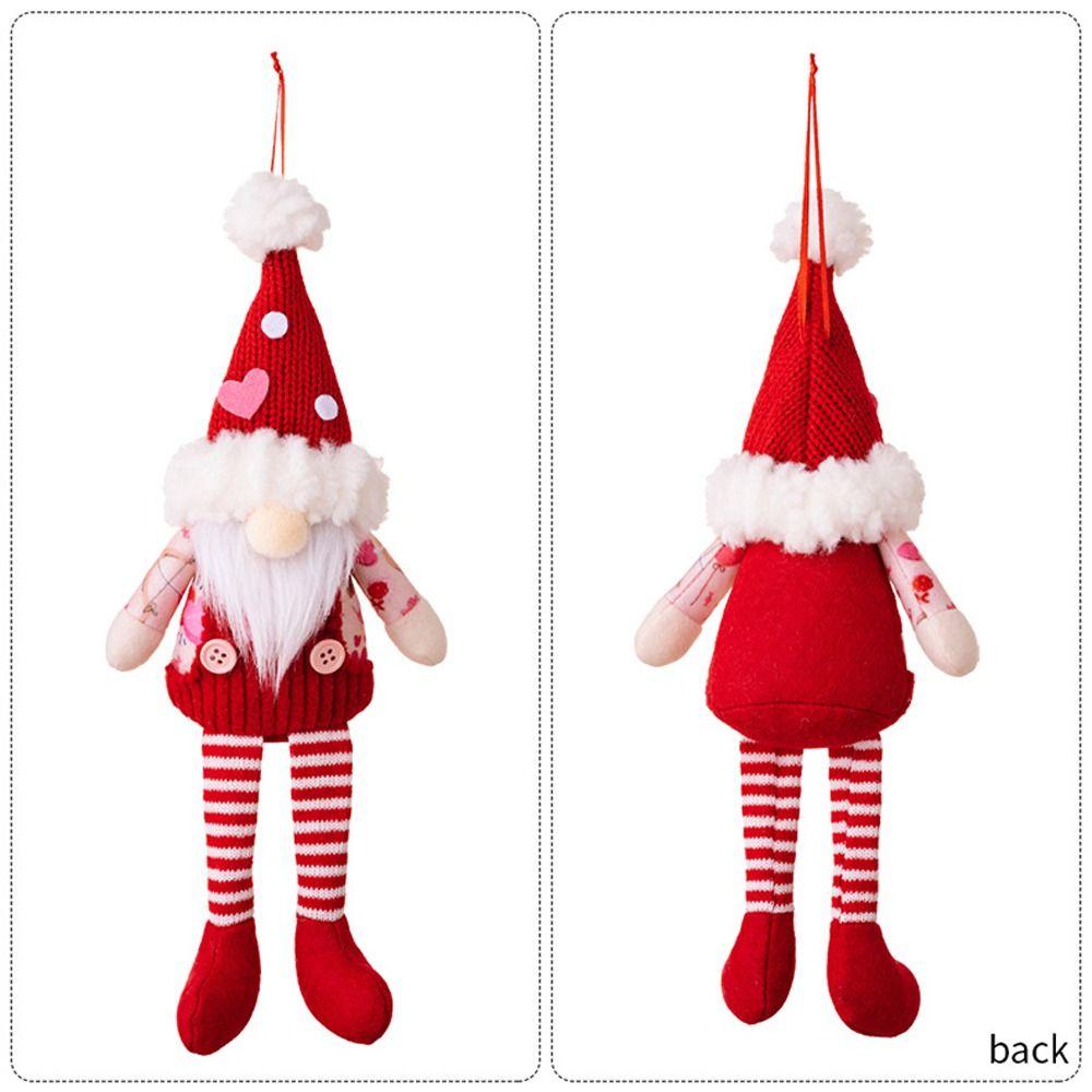 Knitting Valentine's Day Gnome Doll Cute Gnome Hanging Ornaments  Party Favor