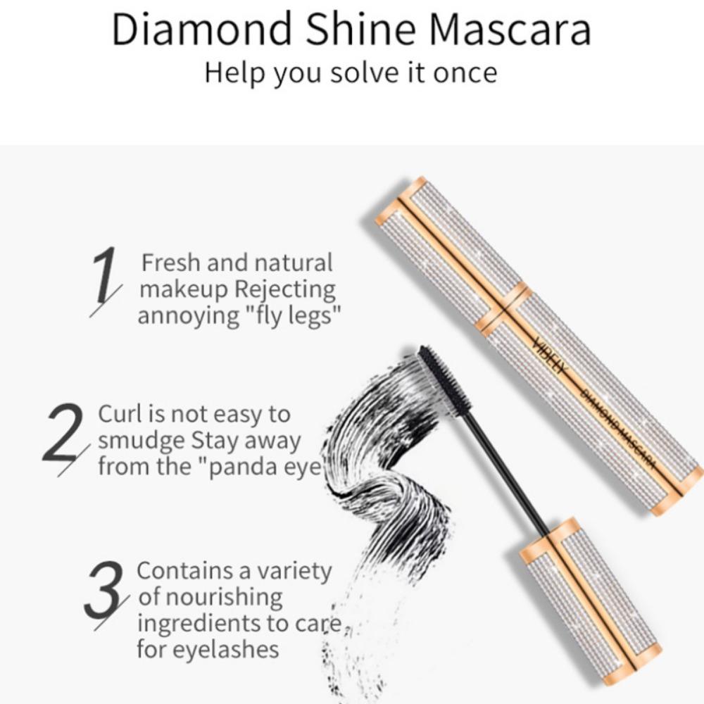 VIBELY Starry Sky 4D Mascara Waterproof Thick and Long Curl Long Curls, Waterproof and Not Faint Mascara