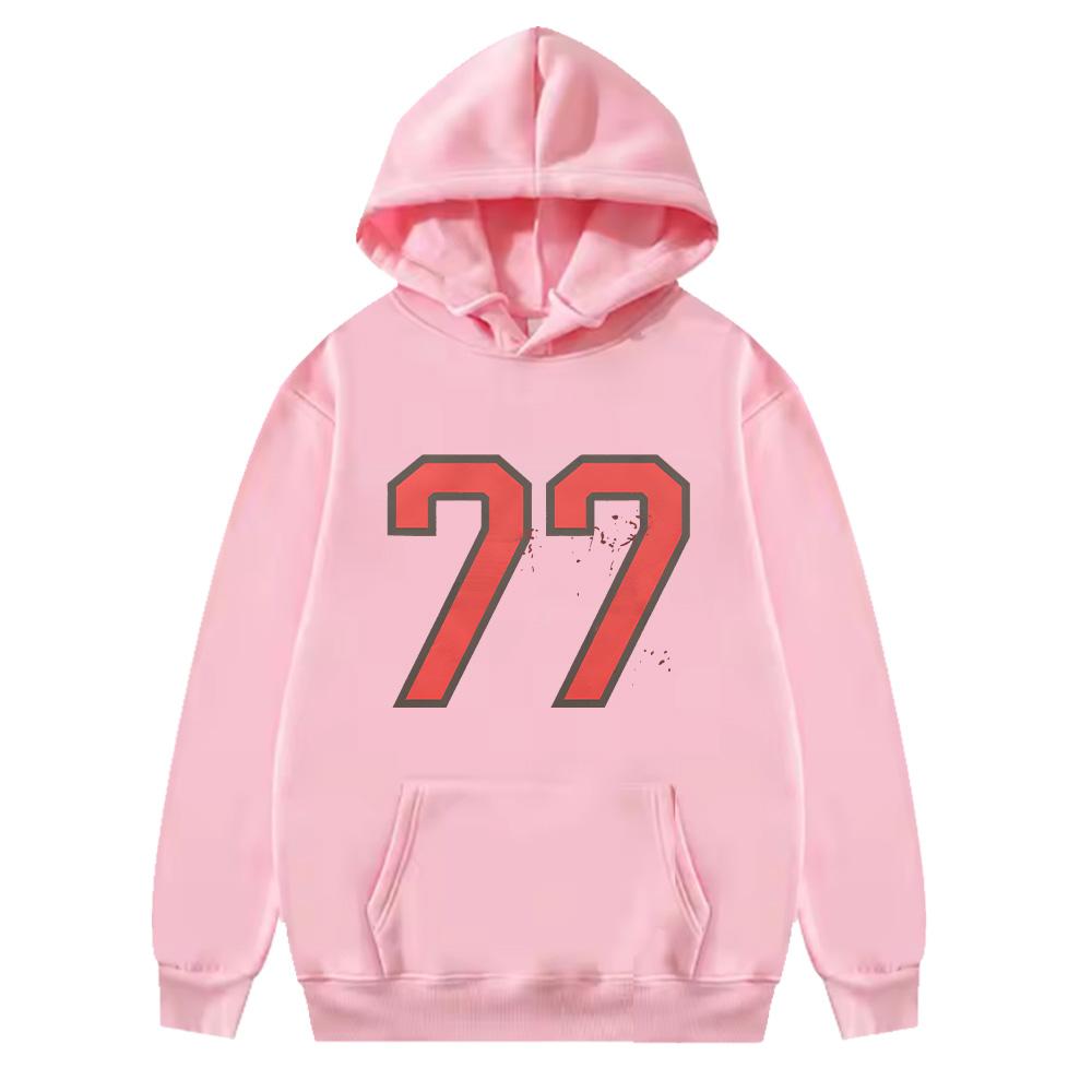 

I Barely Know Her 77 Hoodie Sombr merch Hip Hop Style Graphic Top Men Casual Sweatshirts Long Sleeve Pullovers Unisex Streetwear L рожевий